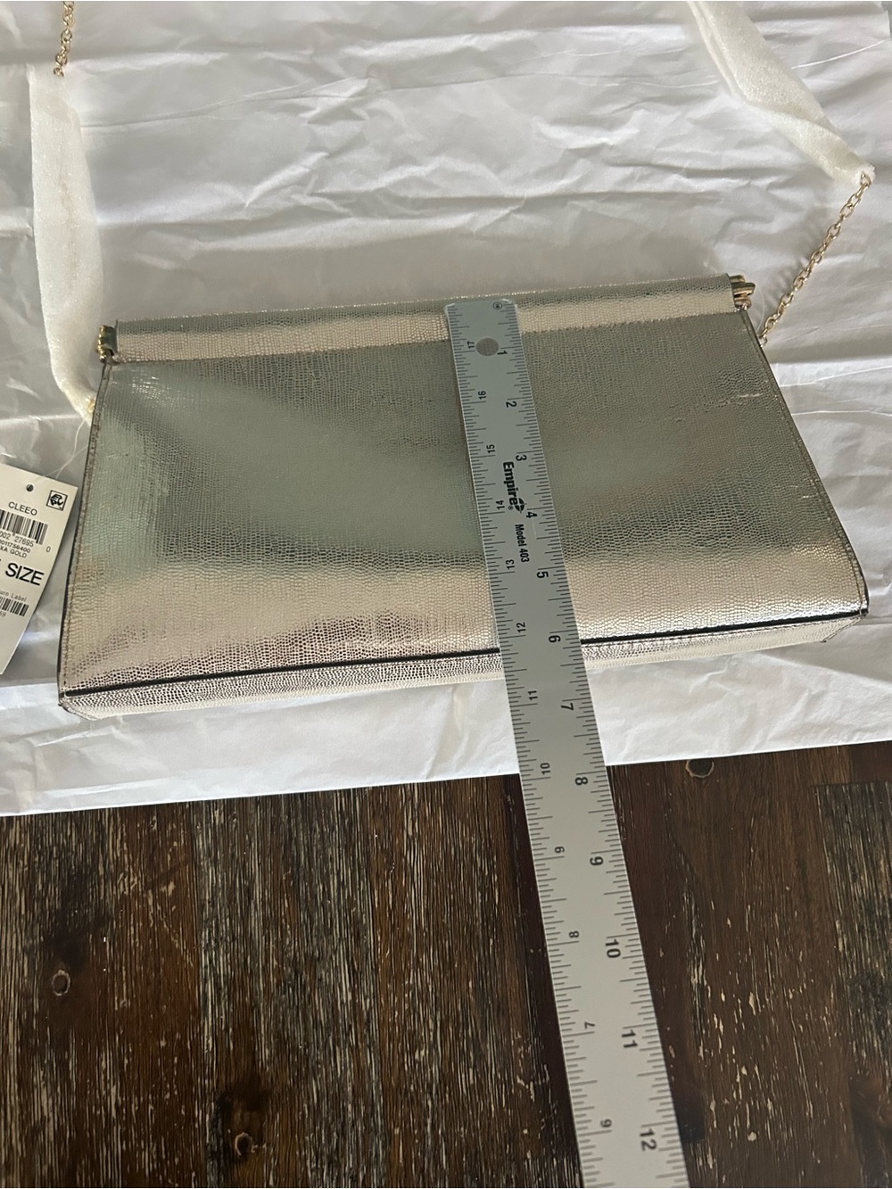 INC International Concepts clutch gold - Picture 3 of 5